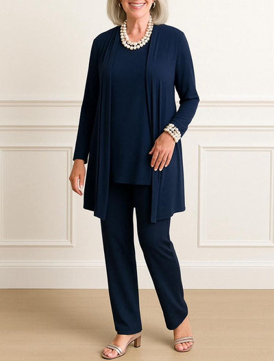 Completo Donna 3 Pezzi “Edys” in Maglia Morbida – Taglie 38–60