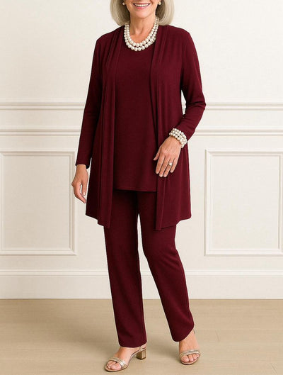 Completo Donna 3 Pezzi “Edys” in Maglia Morbida – Taglie 38–60