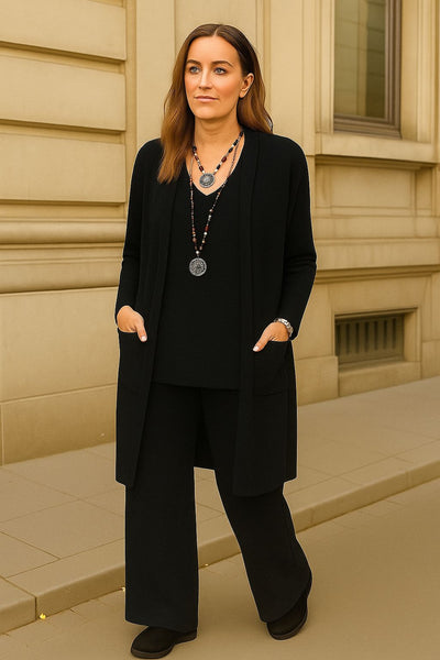 Completo Cardigan, Maglia & Pantalone “Viky”