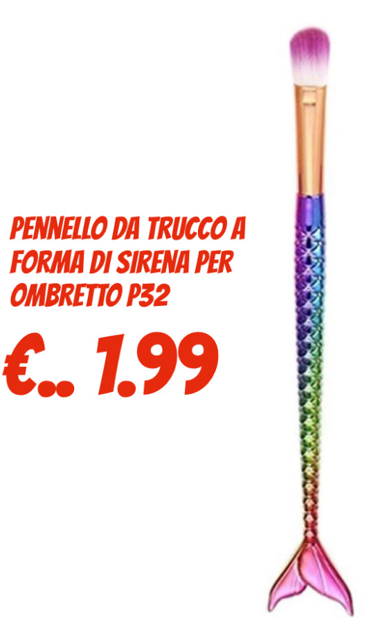 Pennello da trucco a forma di sirena per ombretto p32