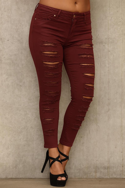 Pantalone “Élégance Déchirée” C5/C8