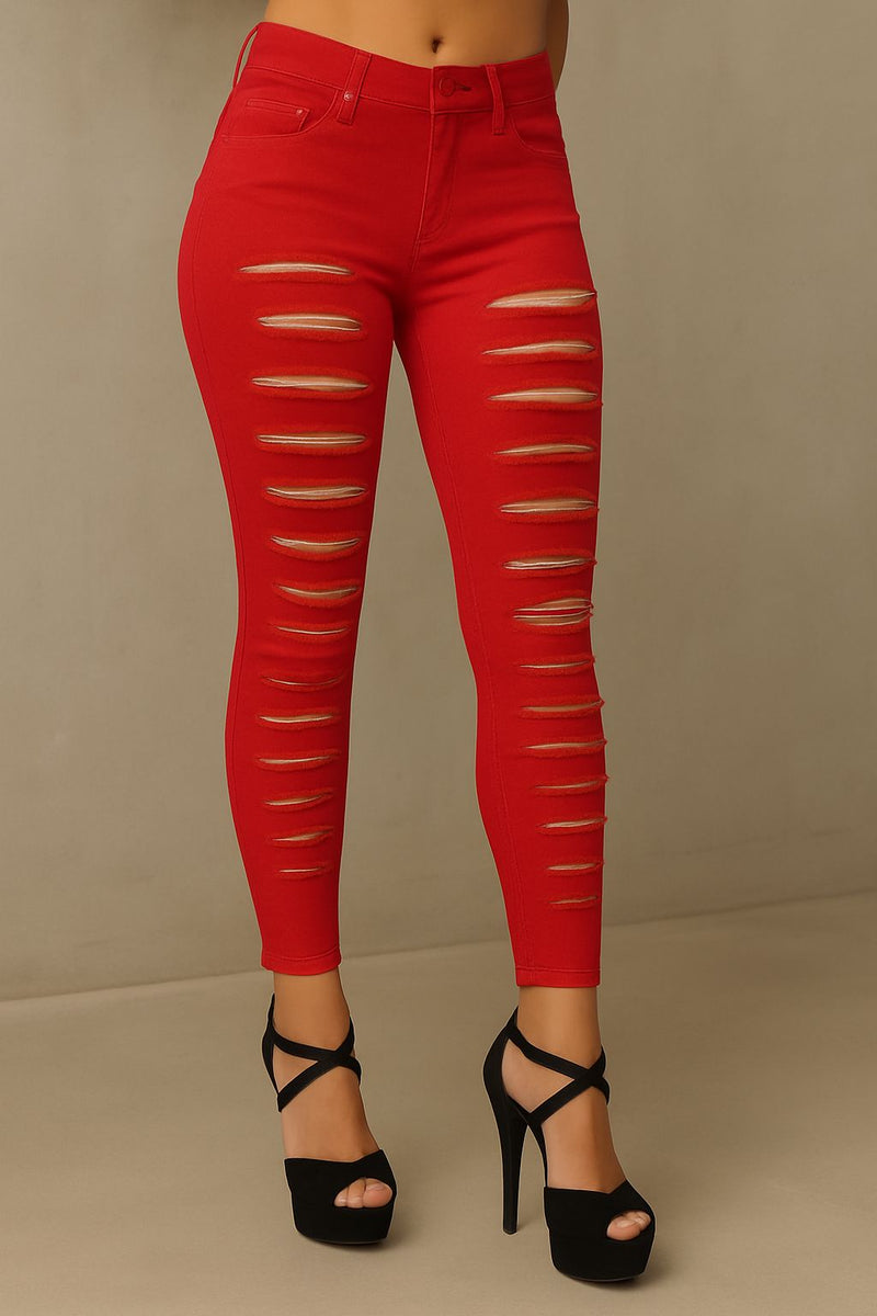 Pantalone “Élégance Déchirée” C5/C8