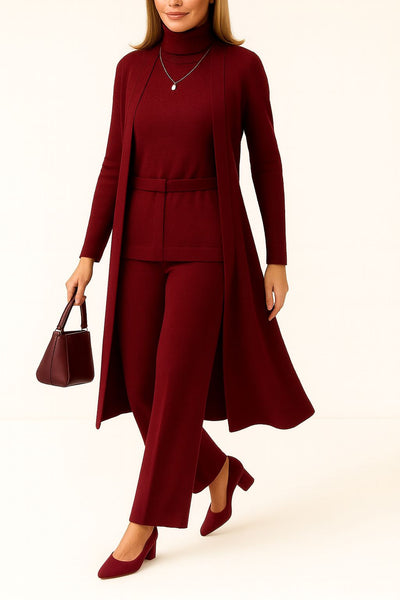 Completo Cardigan, Maglia & Pantalone "Lella"