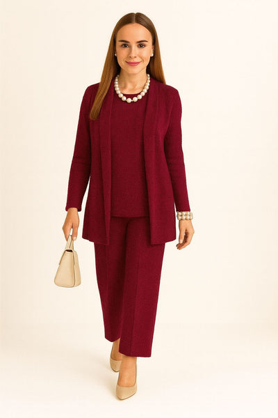 Completo Cardigan, Maglia & Pantalone “MONTECARLO"