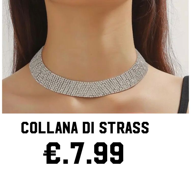 Collana di strass