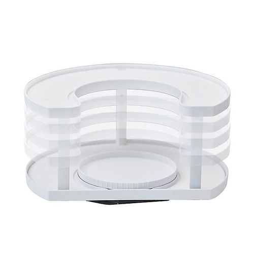 Organizer Cucina a 2 Livelli, Portaspezie E Condimenti Girevole in plastica priva di BPA P49