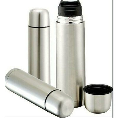 THERMOS BOTTIGLIA DA VIAGGIO TERMICA CALDO/FREDDO IN ACCIAIO INOX 1000ml