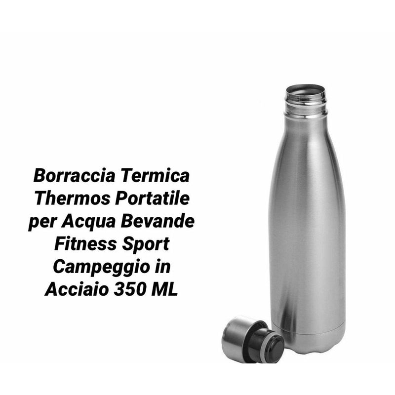 Borraccia Termica Thermos Portatile per Acqua Bevande Fitness Sport Ca –  Carles Show