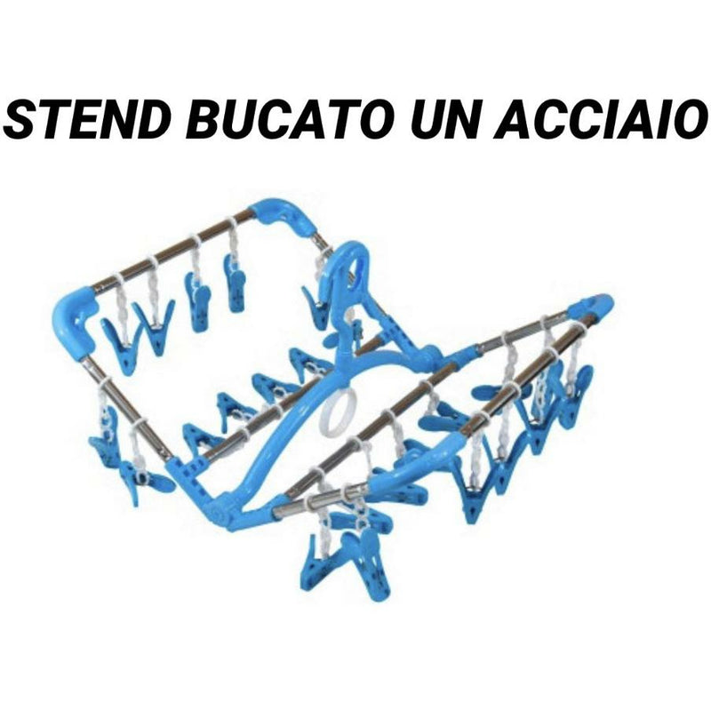 STEND BUCATO IN ACCIAIO